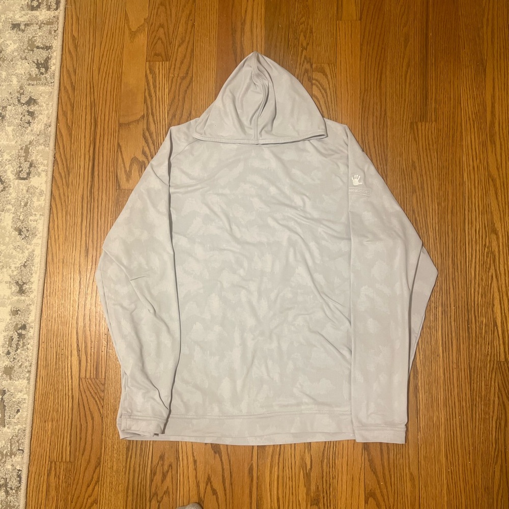 Peter Millar Light Gray Hoodie Sweater